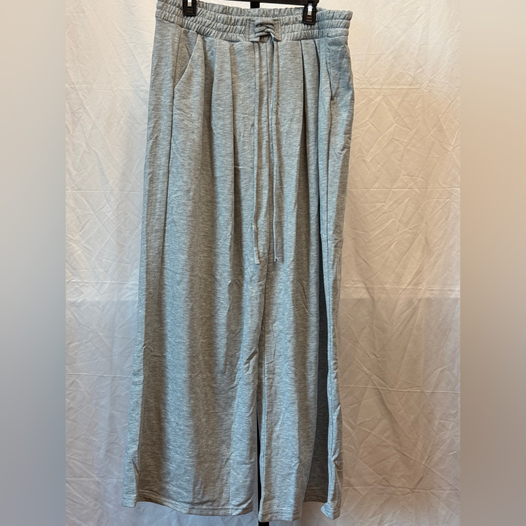 321  Cozy Gray Knit Pants